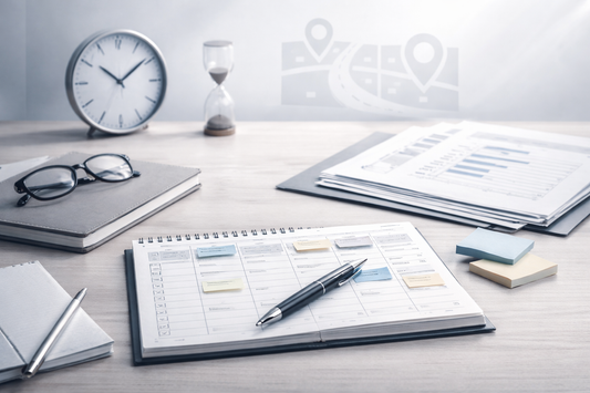 Lernplan für die IHK Fachkundeprüfung Güterkraftverkehr mit Zeit- und Wochenstruktur